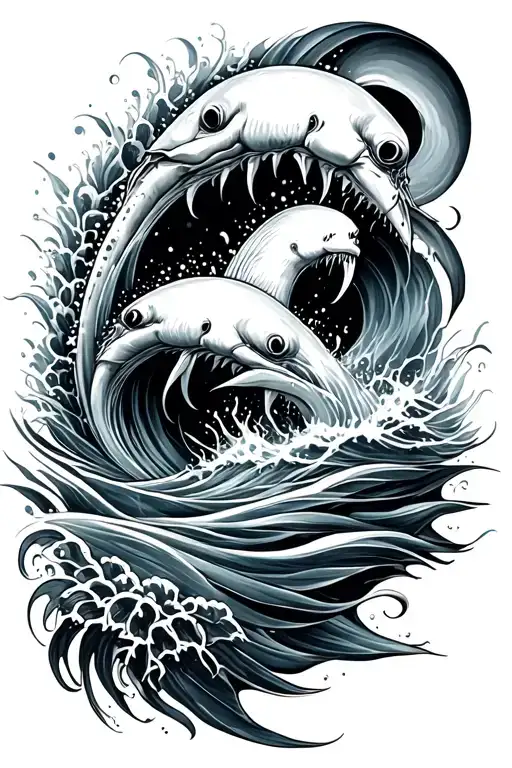 Ocean Themed Leg Sleeve