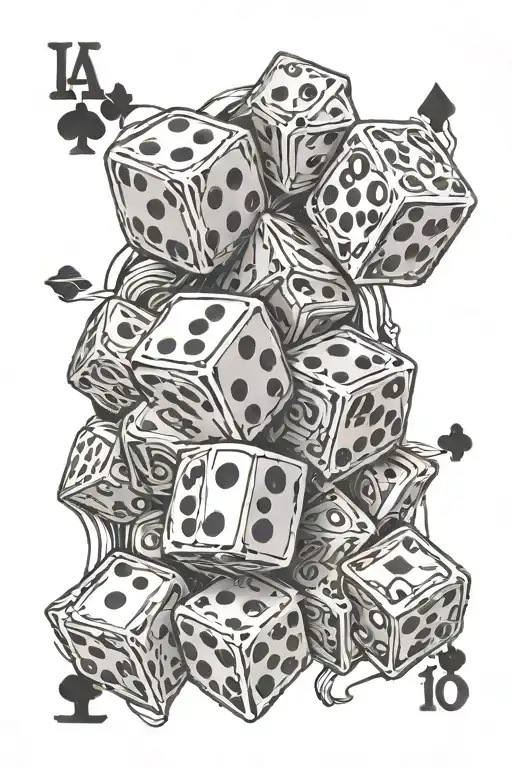 Dice Rolling And All Jacks Cards Arranged