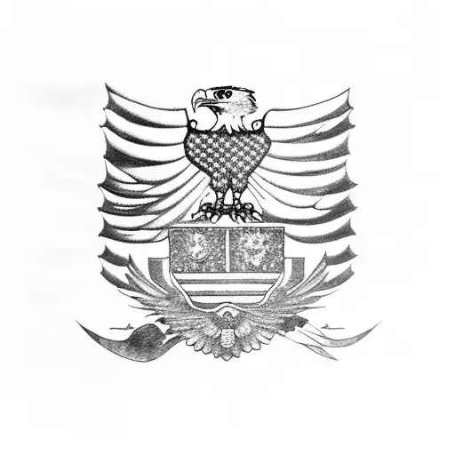 Eagle With Philippine Flag