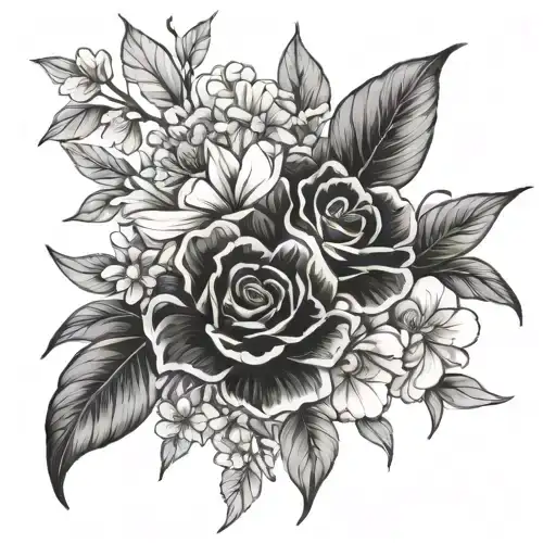 Birth Flower Bouquet