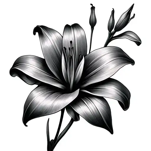 Lily Flower Blooming