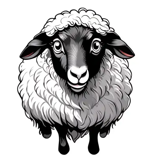 Sheep With Snake Eyes