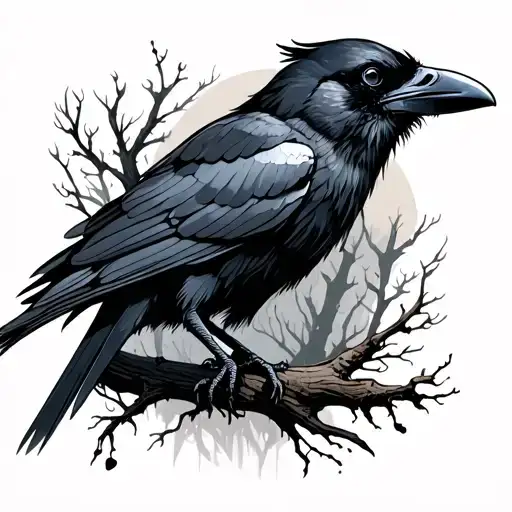Raven Dark Forest