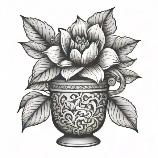 Plant In A Pretty Vase