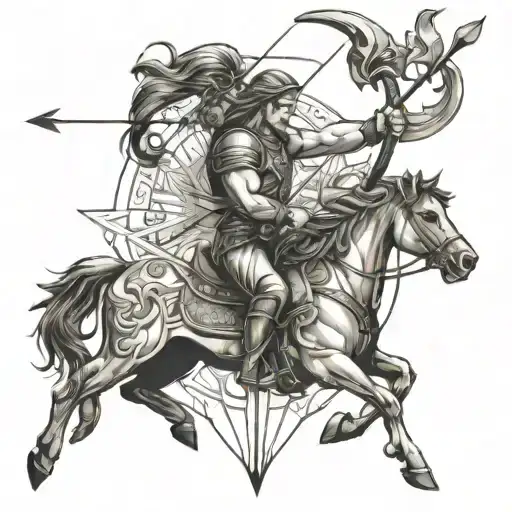 Sagittarius With Arrow
