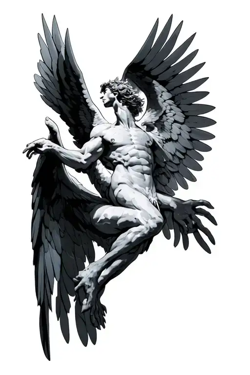 Icarus With Arms Wide Open