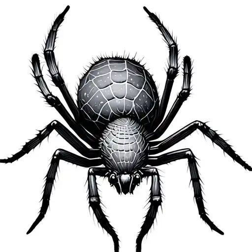 Spider In A Whimsical Illustration