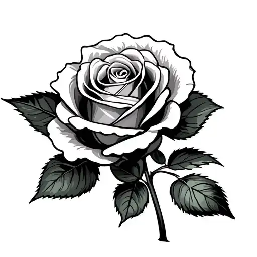 Rose Memorial Tattoo For Dad