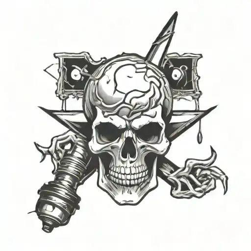 Skull And Noah Kahan Call You Mom Light Bulb Cracked Light