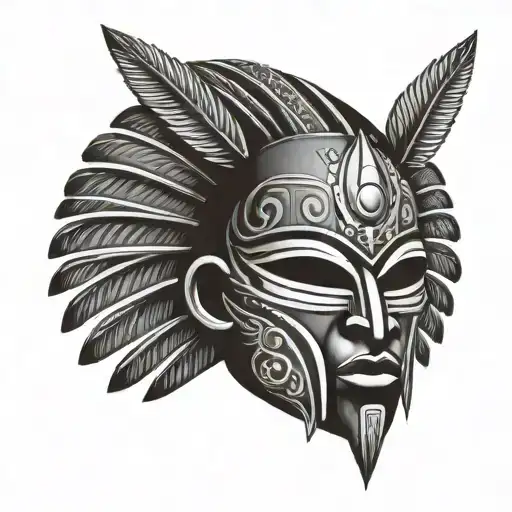African Warrior Mask