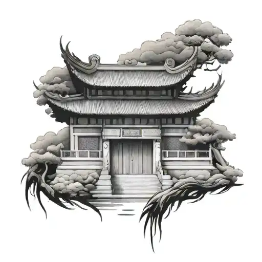 Chinese Temple Gate