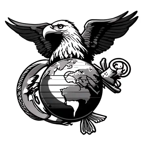 Marine Corps Eagle Globe