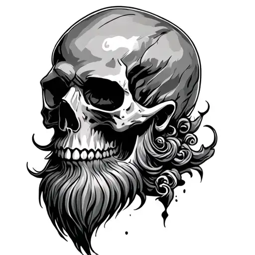 Bearded Skull Wasting Away