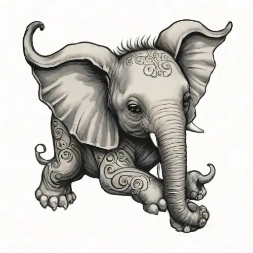 Cute Baby Elifhant Elifhant