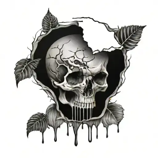 Fingerprint Inside Animal Skull