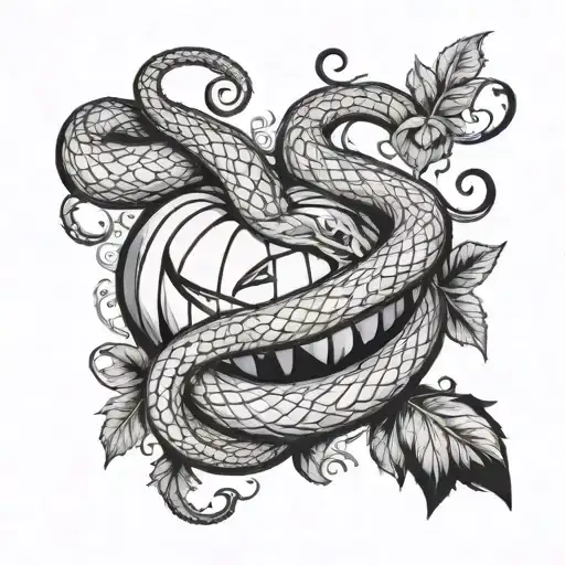 Pumpkin Serpent Wrapped