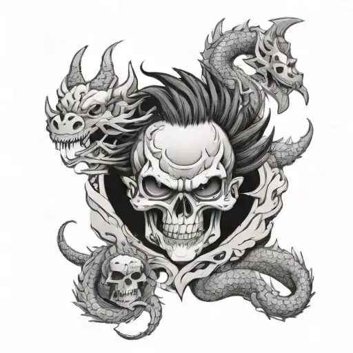 Skull And Dragon Ball