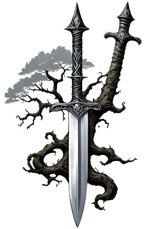 Sword And Tree
