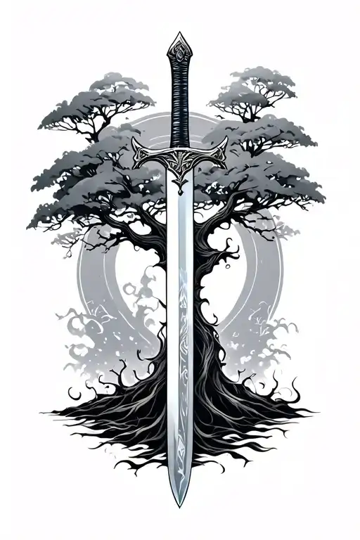 Sword And Tree