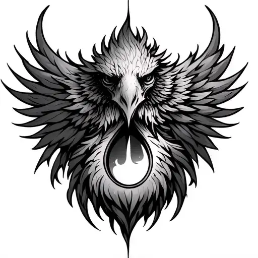 Phoenix Single Tear Drop