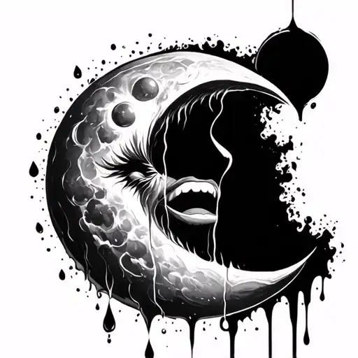 Sun Laughing Moon Crying Blood Tears