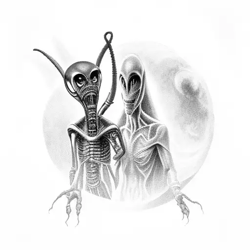 Alien Et God In Space