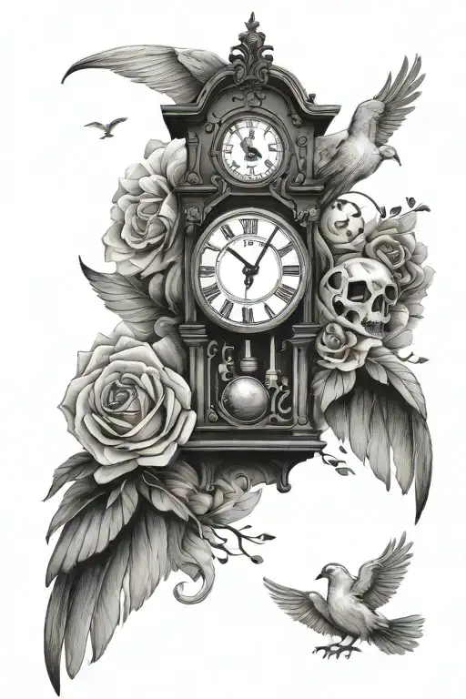 Baseball And Fog And Football And A Grandfather Clock And Doves And 42 And 6