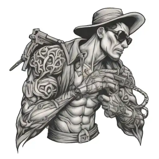 Gangster Which Makes The Chest Look More Muscular