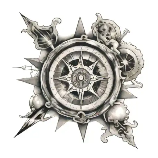 Time And Space And Compass Surrounded