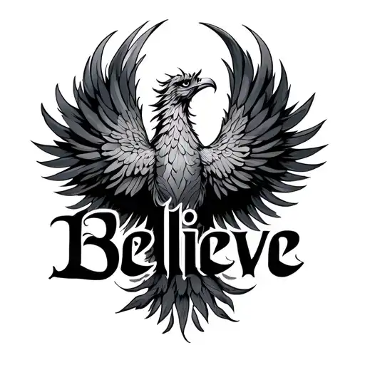 Phoenix With The Word Believe