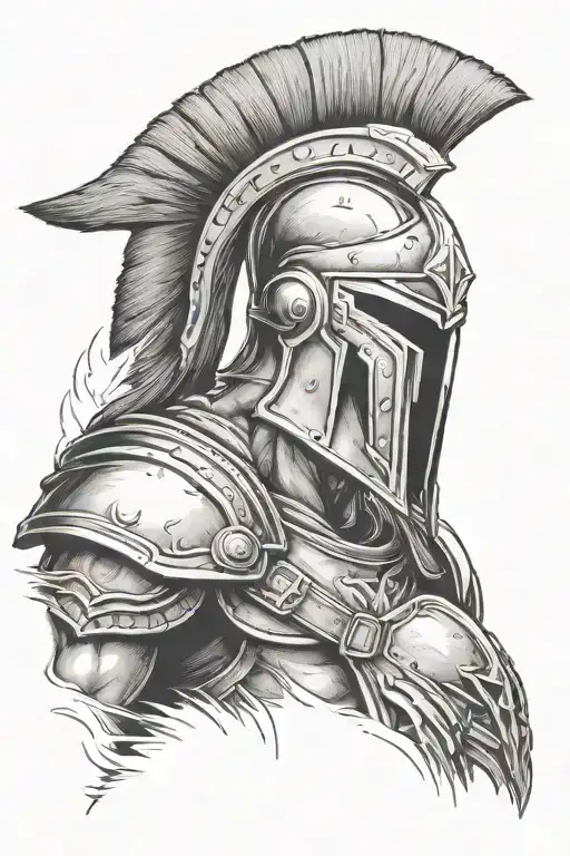 Spartan Warrior Holding