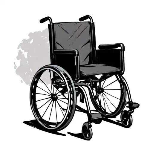 Wheelchair Symbolizing Strength
