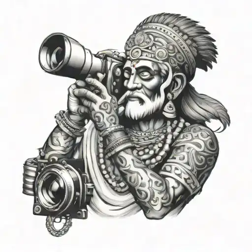 Indian God With Camera