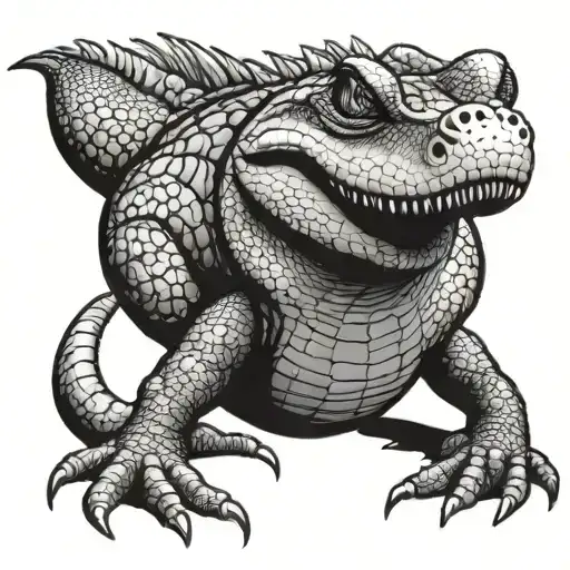 Bird Cocodrile Loving