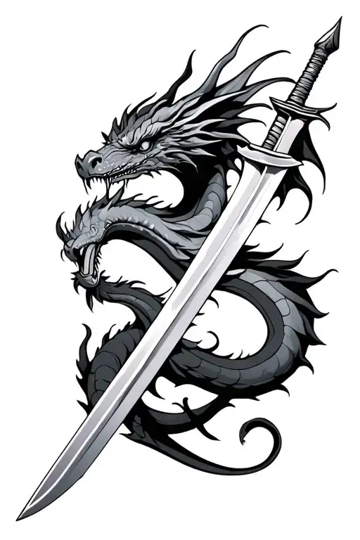 Dragon And Sword