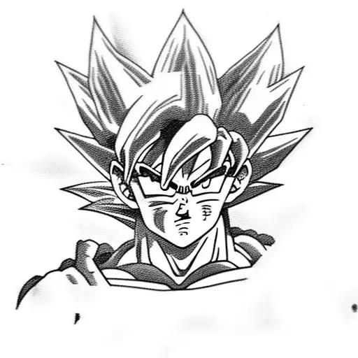 Goku From Dragon Ball Z Powering Up