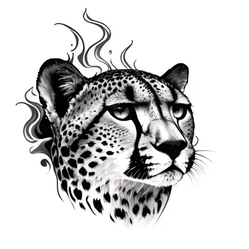 Cheetah Eyes Like Fire Rising