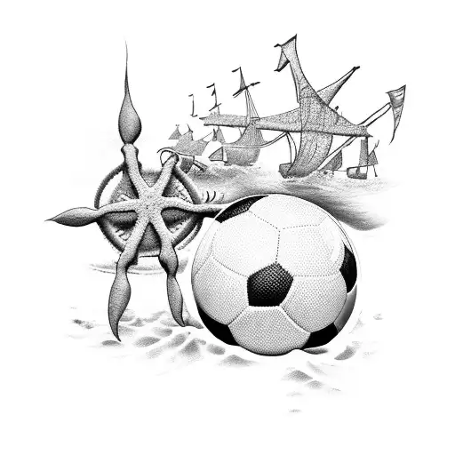 Incorporate Elements Of Soccer And The Beach In A Unique