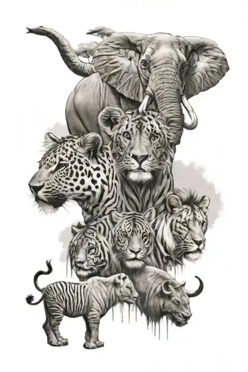 African Big 5 Animals