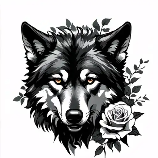 The Wolf And The Roses Dark For Cover