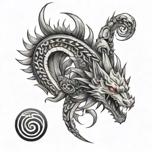 Sausakes Curse Mark From Naruto But For My Upper Thigh