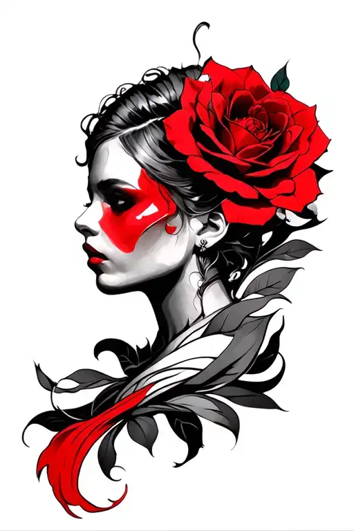 Red And Black Full Sleeve Inspired