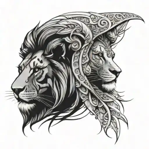 Mayank And Lion Face