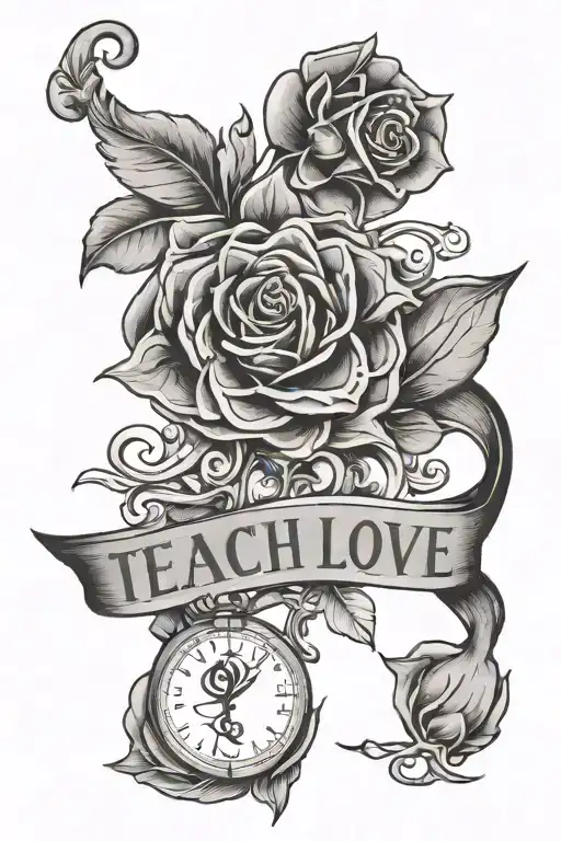 Teach Love Learn Symbol
