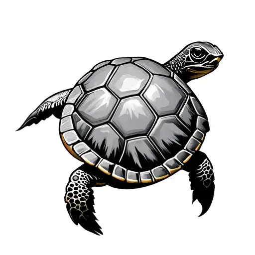 Turtle That Integrates The Name Aria