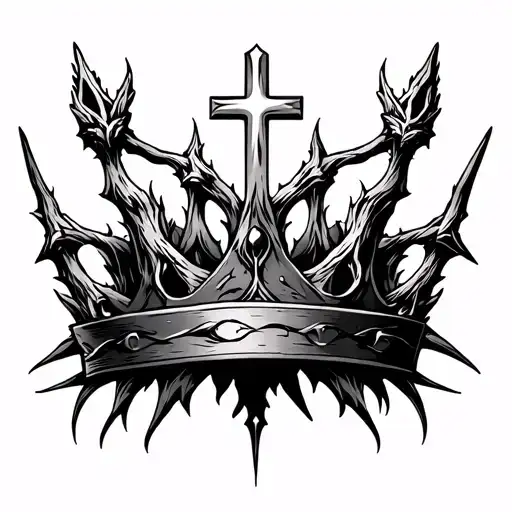 Cross And Thorn Crown