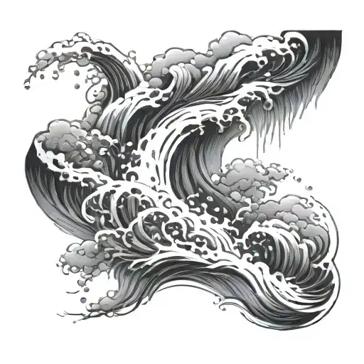 Rushing Water That Encircles My Forearm