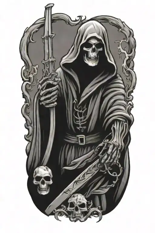 Grim Reaper Stealing Peace