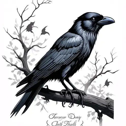 Cemetery Crow