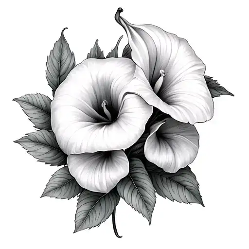 Hydrangea And Calla Lily